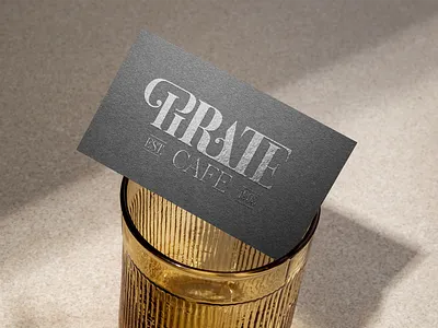 Pirate Café - Logo & Branding Design branding font design graphic design logo