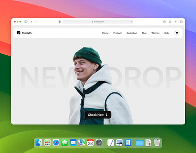Yuniklo - Brand Fashion E-Commerce Website brand fashion website clean ui e commerce landing page e commerce website fashion e commerce website fashion landing page fashion website ui ui ux user interface website fashion