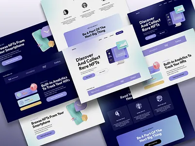 nft landing ui