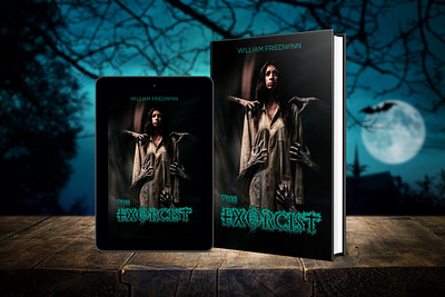 The Exorcist 3d book mockup amazon kdp book book cover book cover art book cover design book cover designer book cover mockup book design ebook ebook cover epic epic book epic book covers epic bookcovers epic covers horror book cover paperback professional book cover the exorcist