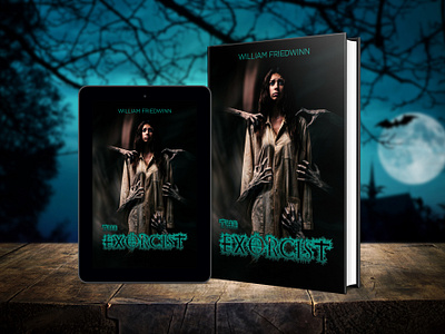 The Exorcist 3d book mockup amazon kdp book book cover book cover art book cover design book cover designer book cover mockup book design ebook ebook cover epic epic book epic book covers epic bookcovers epic covers horror book cover paperback professional book cover the exorcist