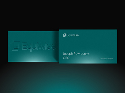 Equiwise - Brand Guidelines app branding branding identity business card design finance financial fintech graphic design id card logo saas uxerflow visual identity