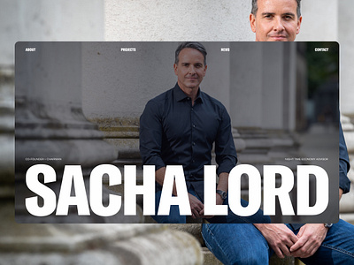 Sacha Lord | Showreel branding design logo responsive showreel typography ui user experience user interface ux web website