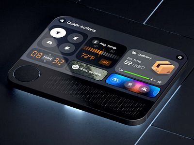 Smart Home Device 3d animation motion graphics smart home ui