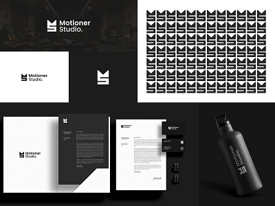 Motioner Studio. brand brand identity design branding clean creative design logo logo design logomaker minimalist modern motioner professional sources studio ui unique vector visual identity design web