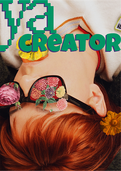 ya creator collage graphic design poster