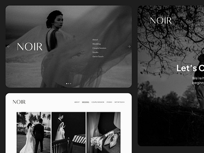 NOIR - Photography Web Design web design