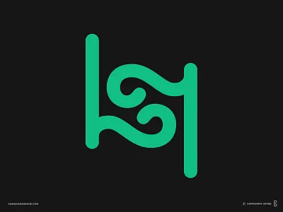 HL Monogram branding care company design hl letter logo manufacture mark minimal monogram organic products samadaraginige simple skin tree vine