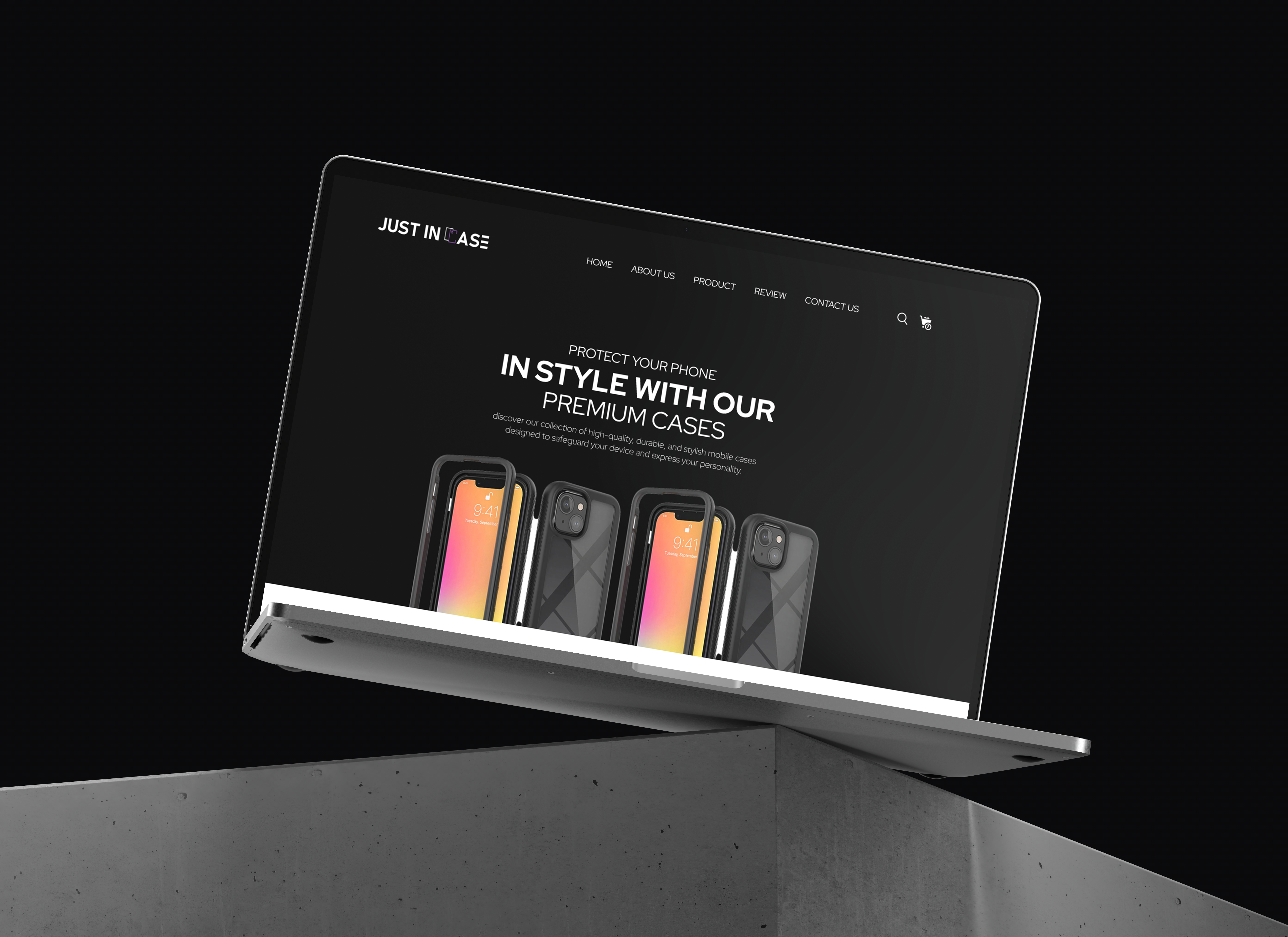 E-commerce Apple Phone Case Website Landing Page Design app design dashboard design design ecommerce figma design figma website illustration landing page design ui ui design ui ux design