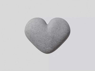 Stone Heart Animation 3d animation 3d artist 3d design abstract art animation art direction art director artwork blender branding cgi animation heart heart animation logo animation metallic motion design motion graphics realistic 3d simulation animation stone