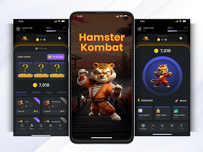 Hamster Kombat Telegram Mini App Complete Script crypto game crypto tapping game game hamster game hamster kombat hamster kombat app mobile app tap to earn