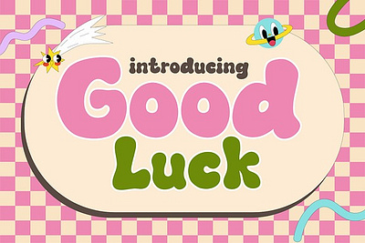 Good Luck Font advertising fonts bold fonts book fonts cartoon fonts chunky fonts cute fonts good luck font groovy fonts happy fonts hippie font kdp fonts kids fonts lovely fonts magazine fonts mug fonts retro spring fonts vintage fonts