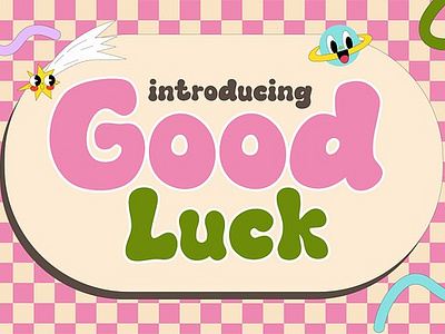 Good Luck Font advertising fonts bold fonts book fonts cartoon fonts chunky fonts cute fonts good luck font groovy fonts happy fonts hippie font kdp fonts kids fonts lovely fonts magazine fonts mug fonts retro spring fonts vintage fonts