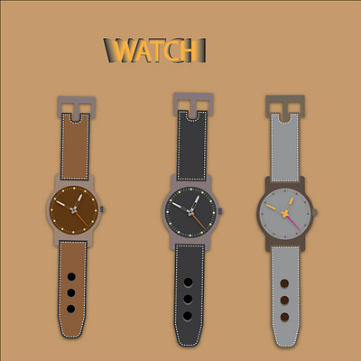 Modern Watch Collection branding contemporary style graphic design motion graphics watch design