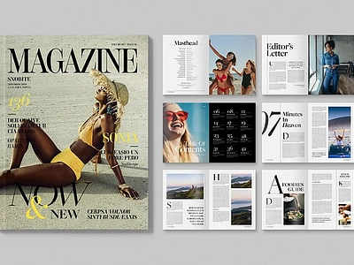 Magazine Template article template brochure cover indd indesign layout lifestyle magazine magazine template newsletter publication spread tabloid template tourism travel zine