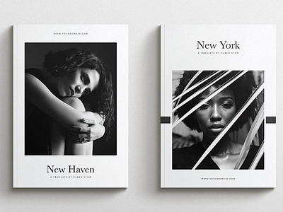 Magazine Duo Pack a4 book brand branding brochure ebook editorial indesign journal letter lookbook magazine magazine duo pack photographers photography portfolio print template templates us letter