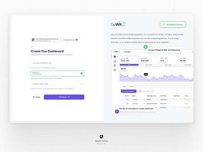 Self-Service Onboarding dashboard design onboarding ui ux