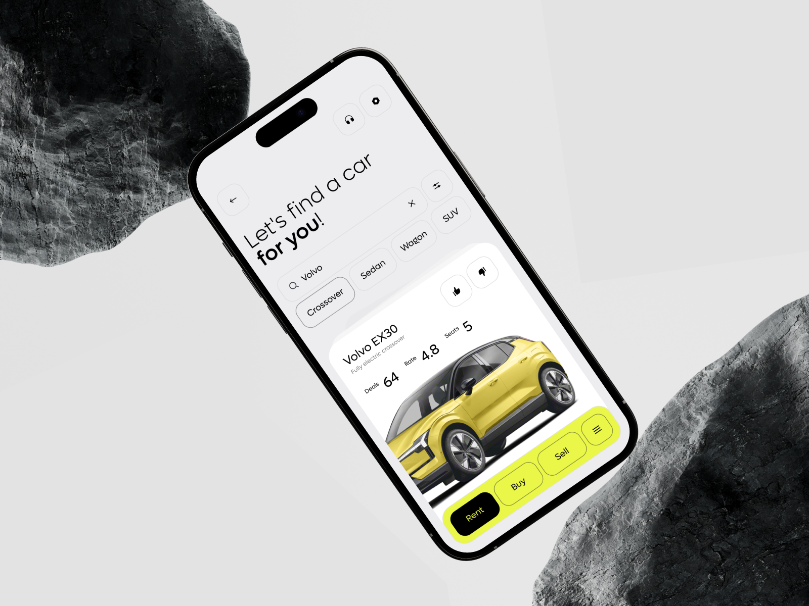 Car Rental AI Assistant SaaS ai app app design assistant auto car crm dashboard design interface product saas service ui ux