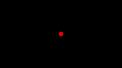 Red Circle Loading animation on Black Background jumping