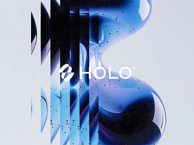 HOLO ar augmented brand brand design brand identity brand studio branding branding agency corporate branding corporate identity holographic logo design reality vr