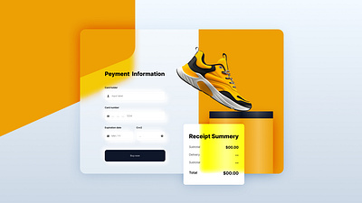 Modern Payment Form UI Design