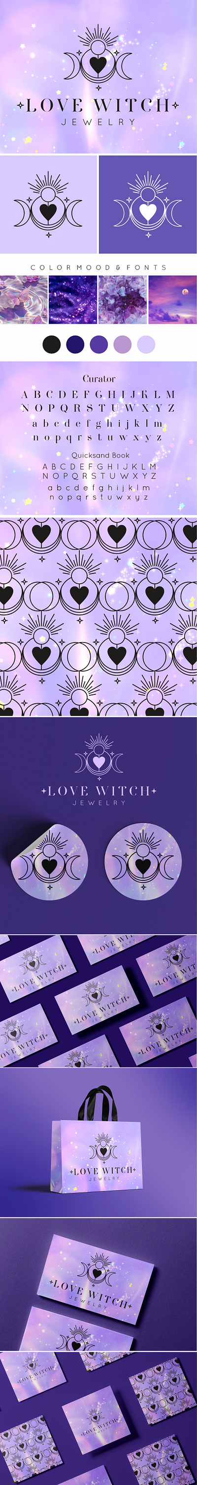 LOVE WITCH Logo Design branding graphic design logo