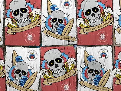 Gülbahçe Surf Club branding design graphic design illustration logo vector