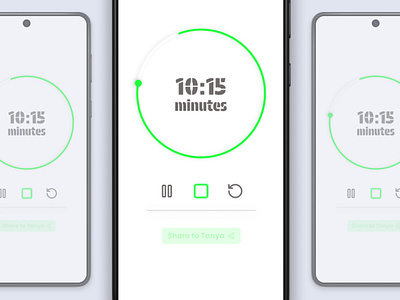 Daily Challenge 15 - Countdown Timer challenge015 countdown timer dailyui mobile