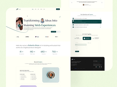 A Portfolio Design for the Modern UI/UX Designer designerportfolio digitalproductdesign dribbbleshowcase modernwebdesign portfoliodesign responsivedesign ui uiuxdesign webdesign