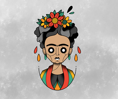 Frida Kahlo character character illustration characterdesign color design illustration