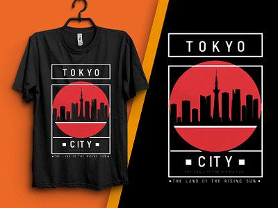 tokyo city t-shirt design apparel apparel design geomatric graphic design illustration shirt shirt design t shirt tshirt design typography