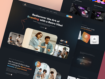 DriftPro-Creative Branding Agency Figma Template ai branding branding page branding section branding ui business business agency business ai creative agency creative ui crlin desing driftpro figma ui home branding home page home page branding landing page new branding pricing section ui ux