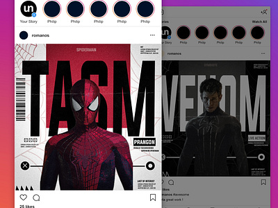 Comics Poster/Cover comic comic book cover graphic design poster social media poster spiderman thumbnail