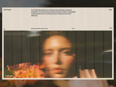 Creative agency projects section agency creative creative agency design agency framer landingpage studio swiss swiss style web agency webflow