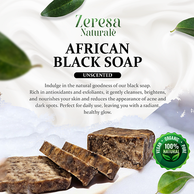 Africab Black Soap Sticker branding graphic design