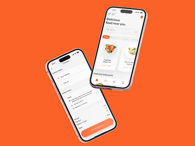 Food Delivery App UI Concept ui