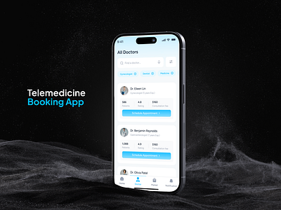 Doctor Appointment app appointment doctorbookingapp mobileapp telemedicine ui