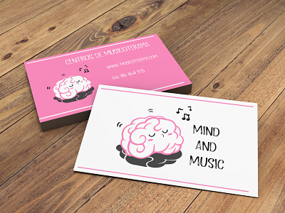 Diseño y branding de tarjetas para: Centros de Musicoterapia