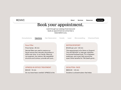 Book Appointment dailyui design logo minimalism ui ux web