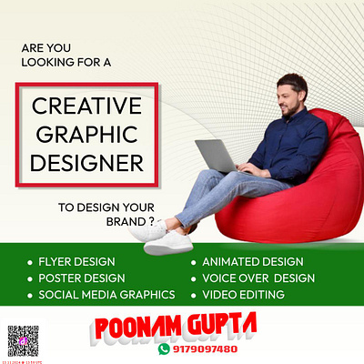 GRAPHIC DESIGNER POONAM animation branding design graphic design motion graphics