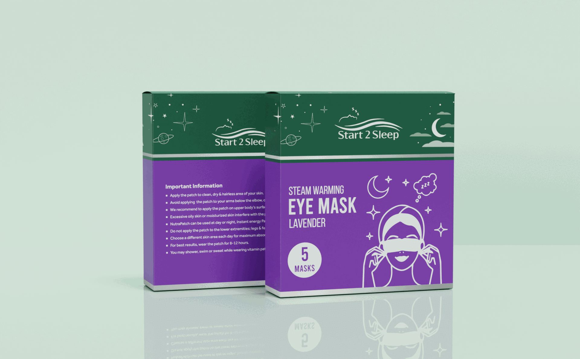 Packaging Design for Start 2 Sleep 3d 3d mockup animation bo box box design box packaging branding design graphic design illustration label design logo mailr box motion graphics packaging packaging design product label product packaging ui