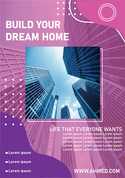 Poster for a real estate company. branding graphic design logo