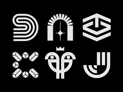 Selected logos 000—1 ai bird bold box branding c crypto d door ds graphic design j king logo logotype monogram portal sd simple
