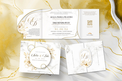 Wedding Invitation - Luxury Theme branding graphic design invitation luxury print design wedding