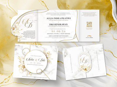 Wedding Invitation - Luxury Theme branding graphic design invitation luxury print design wedding