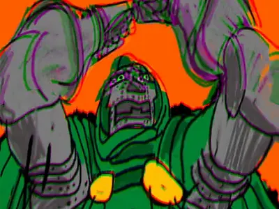 Oh NO animation cartoon doodle doom drawn graphic design illustration motion graphics trump