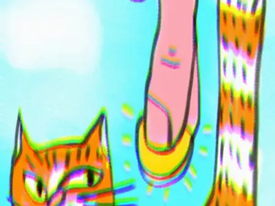 Cats need Money animation cats doodle humpr illustration money quickhoney