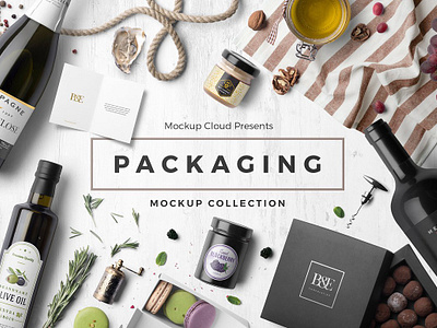 Packaging Mockup Collection bar creator food generator grocery header hero kitchen mock up packaging packaging mockup collection presentation pub restaurant stationery tools