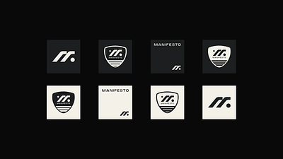 Manifesto Logomark brand branding design identity logo logomark pictogran visual identity