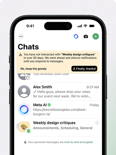 🤓 Proactive Whatsapp app design product design product designer ui uxdesign whatsapp